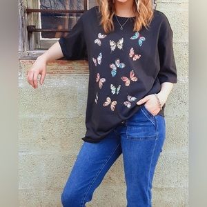Oversized Butterfly Tee